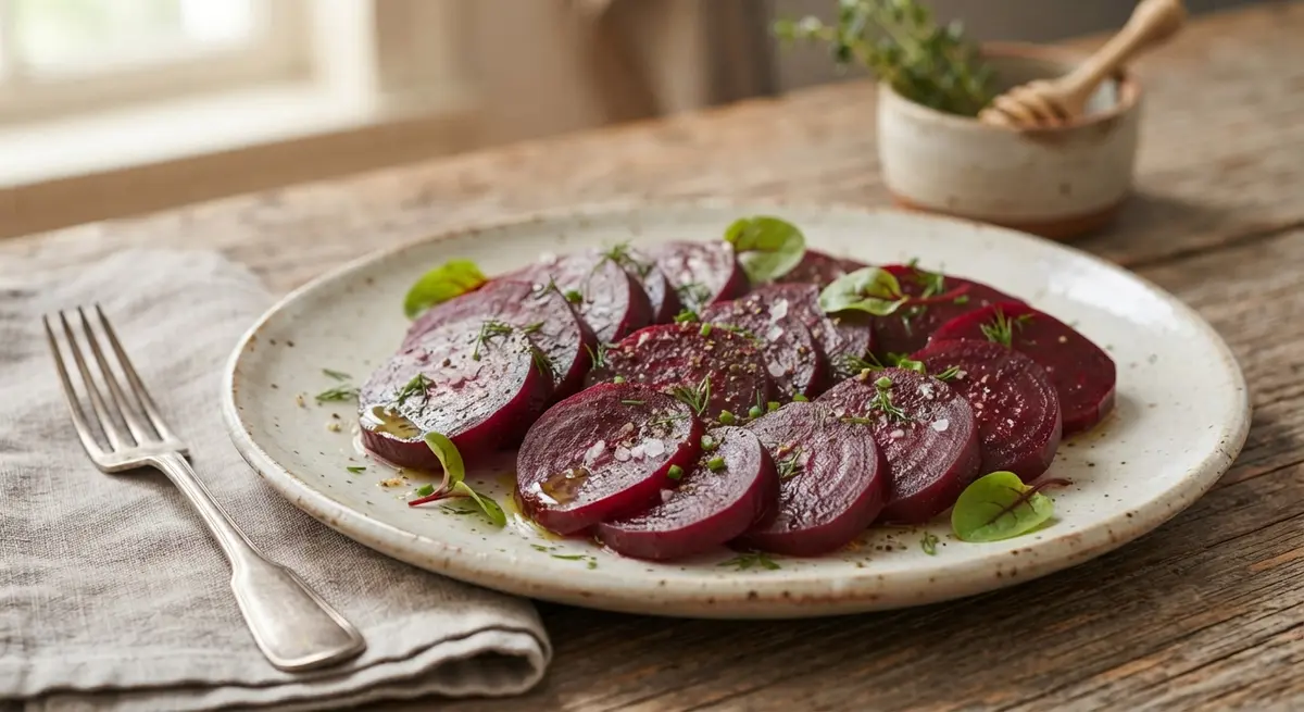 Steamed Beetroot Slices